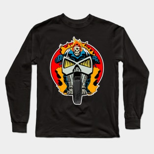 Ghost biker repro circle Long Sleeve T-Shirt